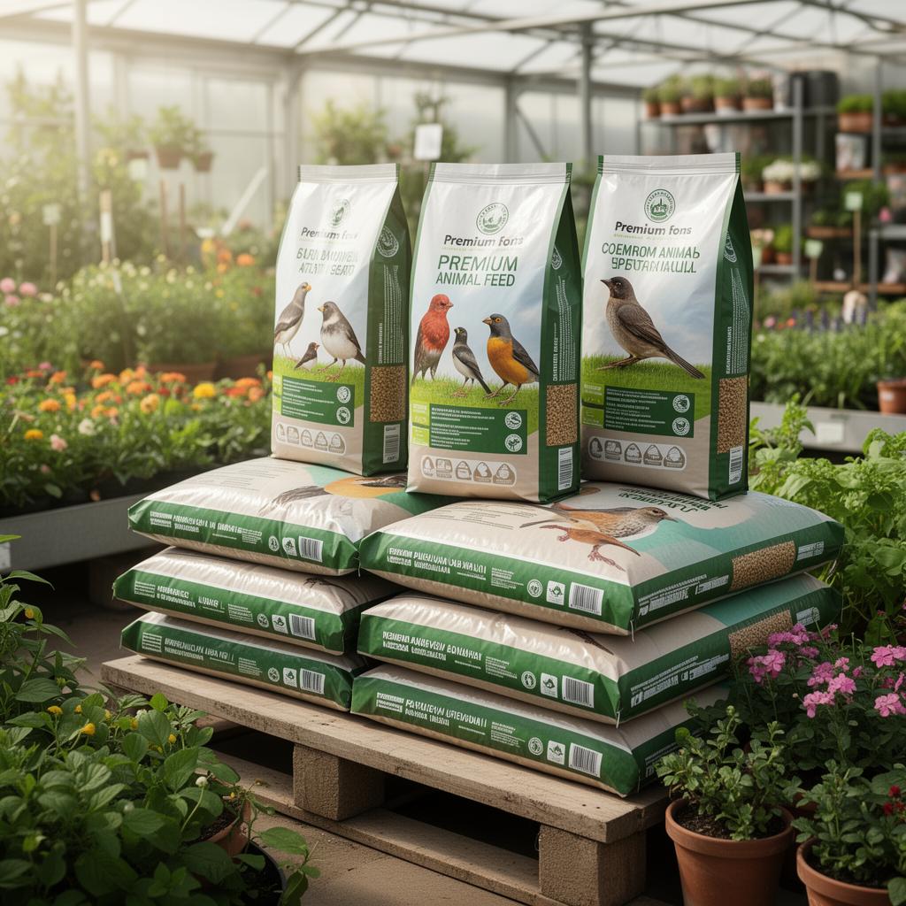 Alimentation animale en jardinerie