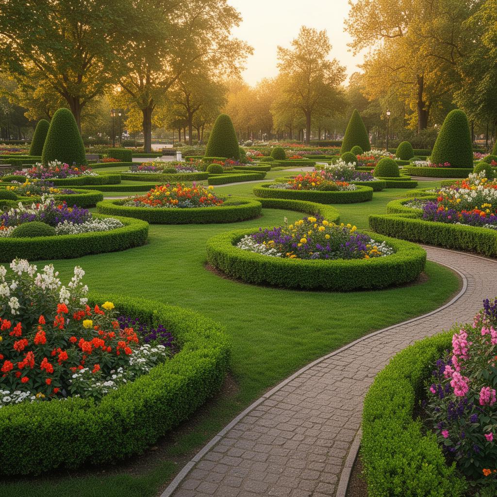 Espace public paysagé